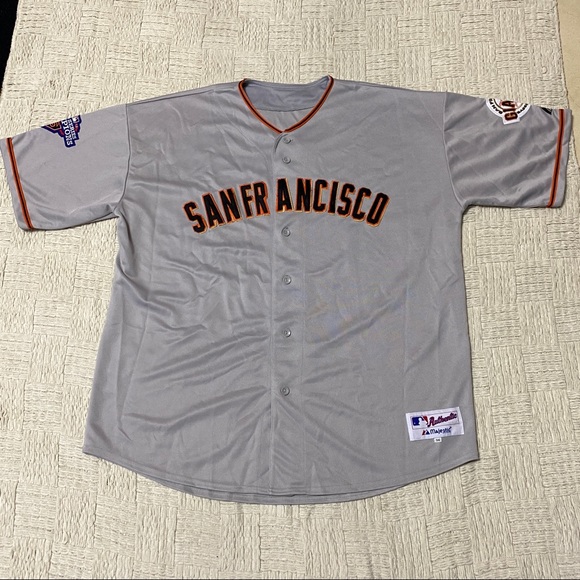 2012 World Series Authentic Collection Majestic San Francisco Giants Jersey 56 - Picture 1 of 8
